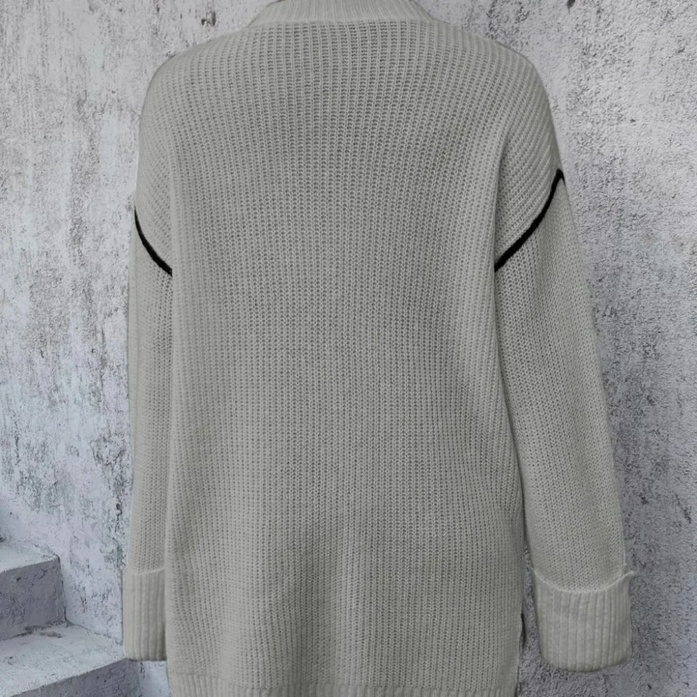 Grey Casual Womens Cardigan - Picture 3 of 4